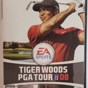 TIGER WOODS PGA TOUR 08 in Box with manual- Playstation 2  PS2‎